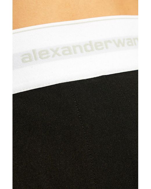 Alexander Wang Black Wool Shorts