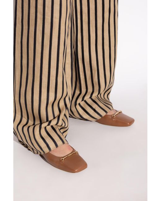 MICHAEL Michael Kors Natural Ballet Flats Lena