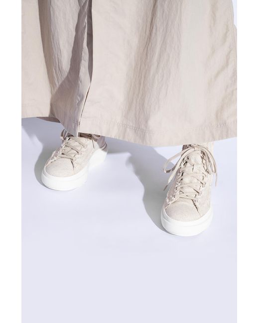 Y-3 White ‘Nizza Hi’ High-Top Sneakers