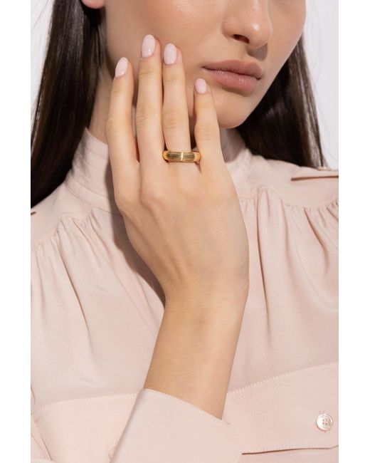 LIE STUDIO Metallic "Amelia" Ring