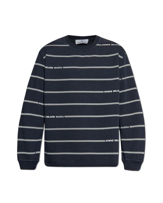 Stone Island Blue Capsule Sweatshirt Marina' for men