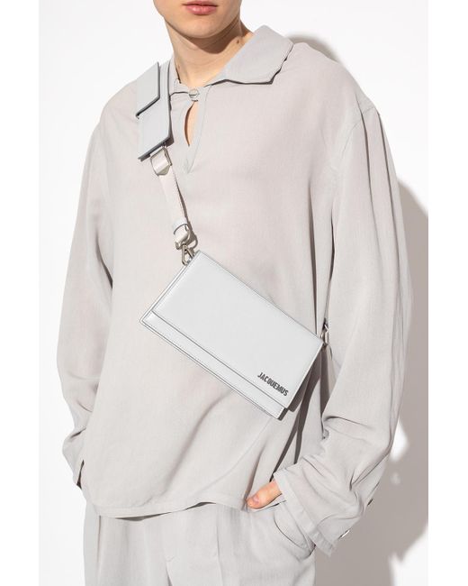 Jacquemus 'le Bambino' Shoulder Bag in Grey for Men | Lyst Canada