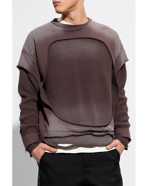 DIESEL Brown ‘K-Osbert’ Sweatshirt for men