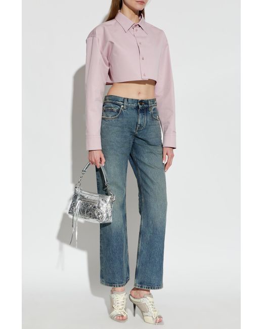 Balenciaga Blue Jeans With 'Vintage' Effect