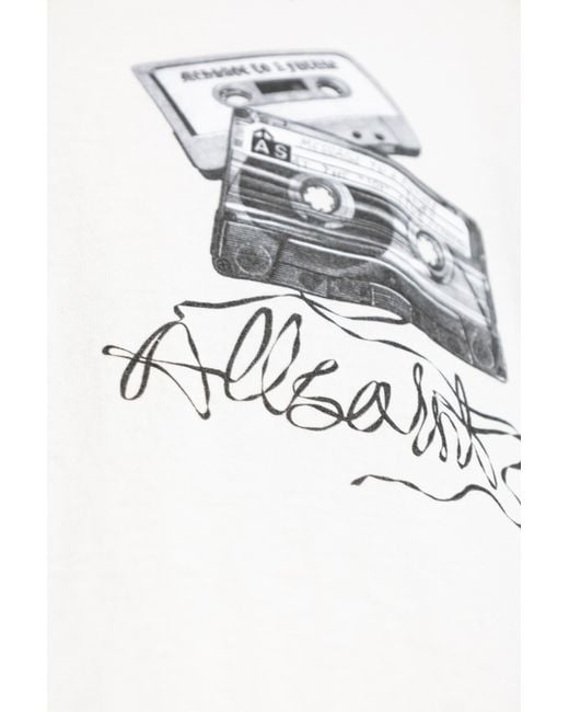AllSaints Black T-Shirt "Reel" for men