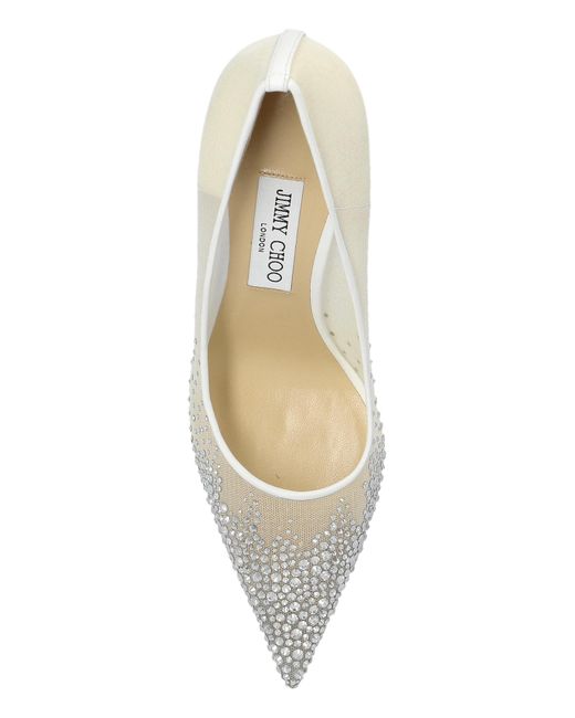 Jimmy Choo White Heeled Shoes Love