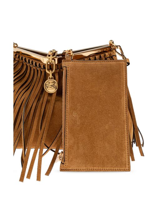 Etro Brown Handbag 'Vela Medium'