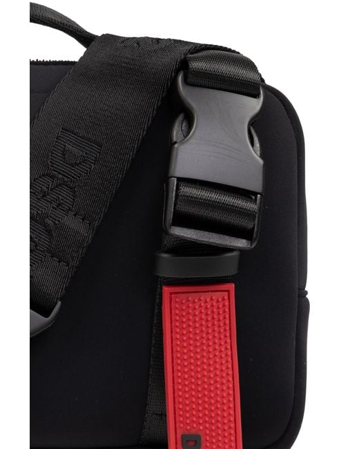DSquared² Black Belt Bag With Logo for men