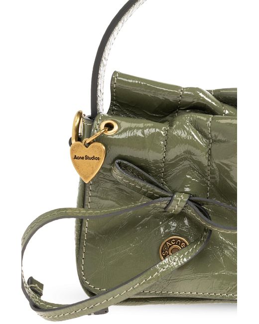 Acne Green 'Micro' Hand Bag