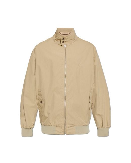 MM6 by Maison Margiela Natural Jacket With A Stand-Up Collar for men