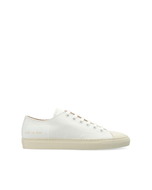 tournament low top sneaker common projects