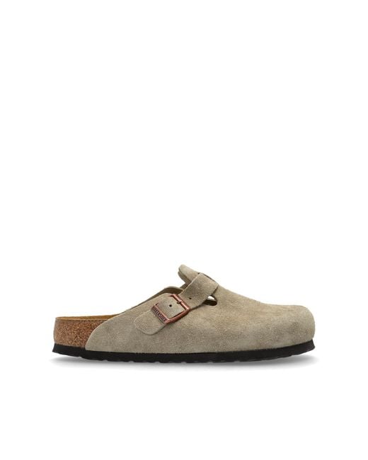 Birkenstock Brown Clogs 'Boston Bs'