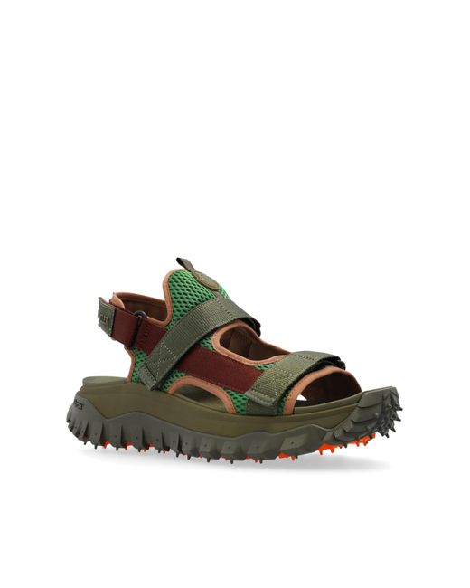 Moncler Green 'trailgrip' Sandals, for men