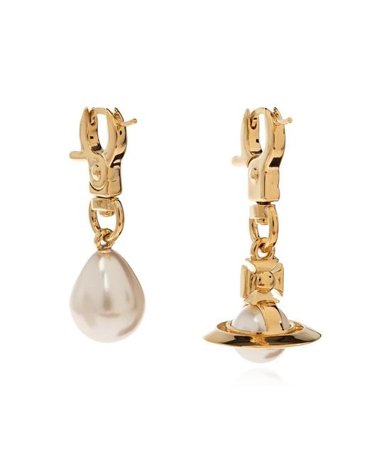 Vivienne Westwood Metallic "Claude Small" Earrings