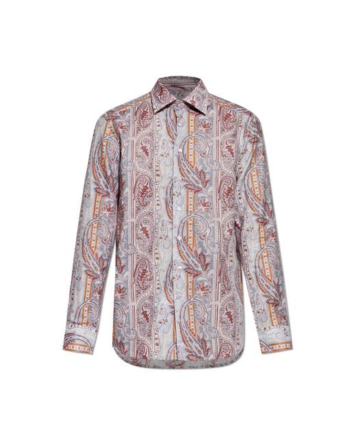 Etro Multicolor Patterned Shirt for men