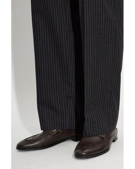 Paul Smith Black “Murano” Leather Loafers for men