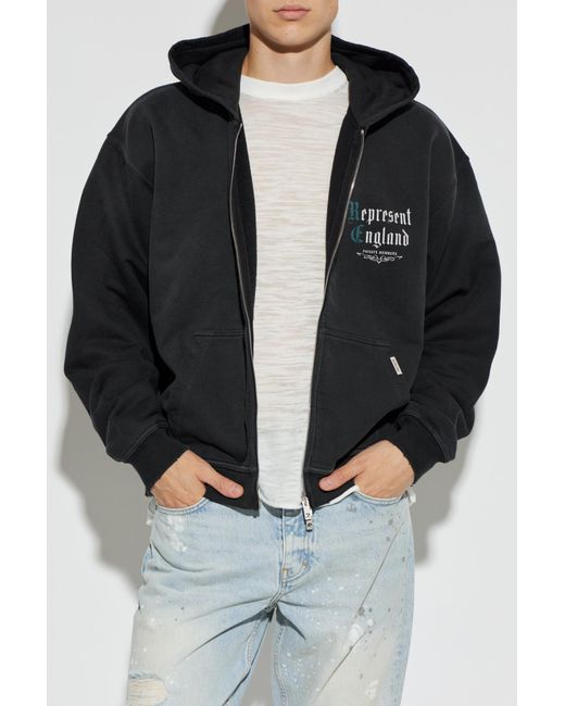 Represent Blue Hoodie for men