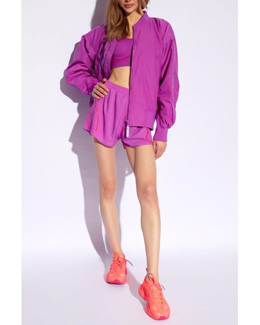 Adidas By Stella McCartney Pink Bomber Jacket,