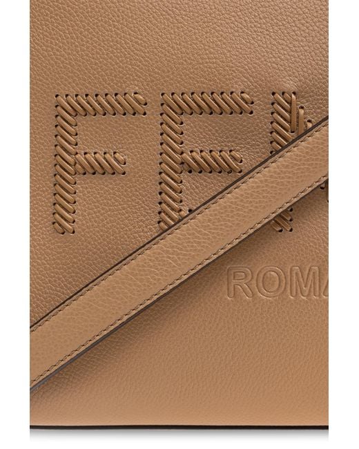 Fendi Black Sunshine Small Shopper Bag