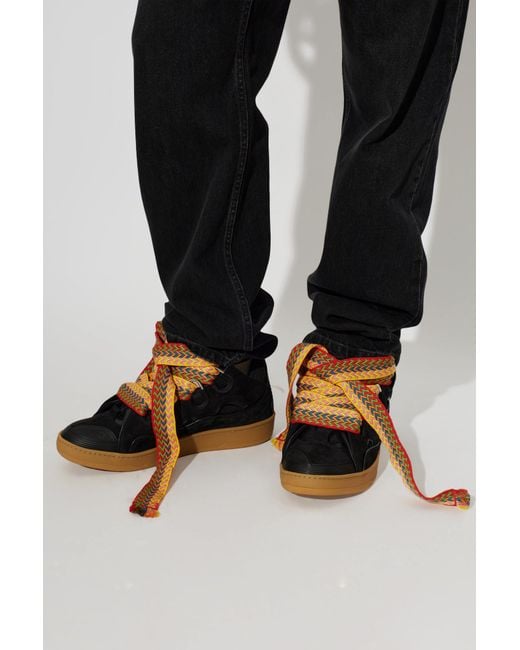 Lanvin Black "Curb" Sports Shoes for men