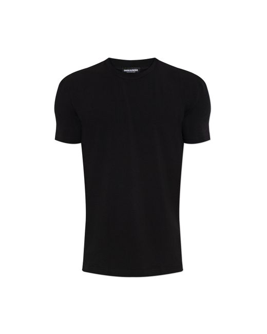 DSquared² Black T-Shirt From The "Underwear" Collection for men