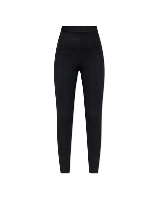 Dolce & Gabbana Black Leggings With Logo