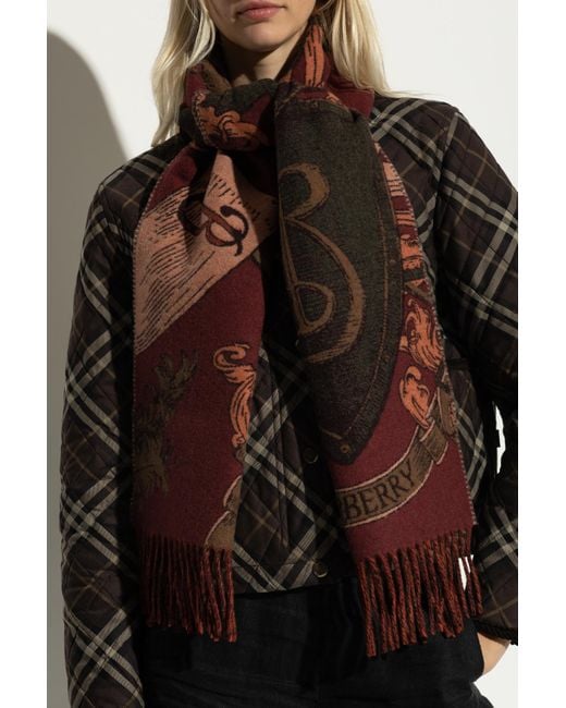 Burberry Black Cashmere Scarf
