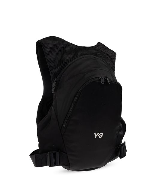 Y-3 Black Backpack With Logo