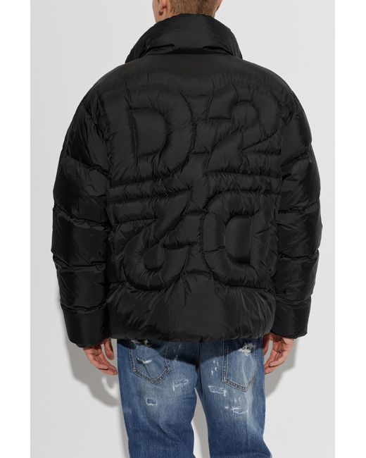 DSquared² Black Puffer Jacket for men