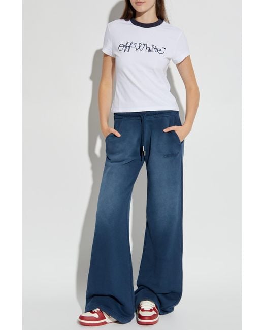 Off-White c/o Virgil Abloh White T-Shirt With Logo