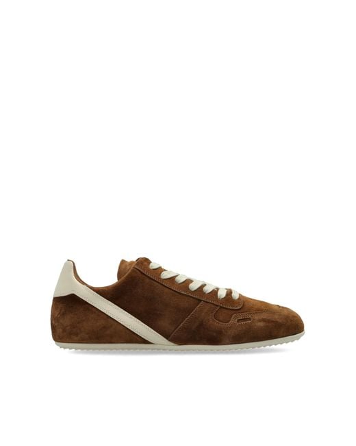 Rick Owens Brown 'Minimal Sneak' Sports Shoes