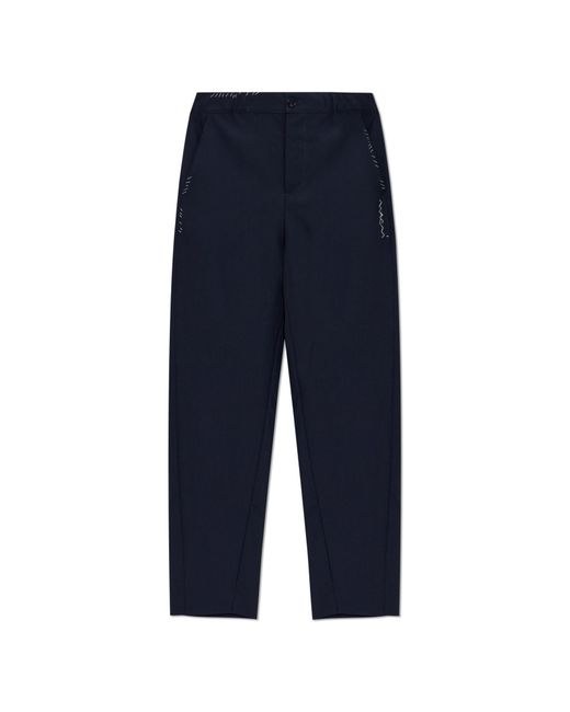 Marni Blue Wool Trousers