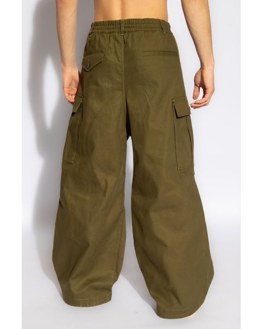Marni Green Cargo Trousers, for men