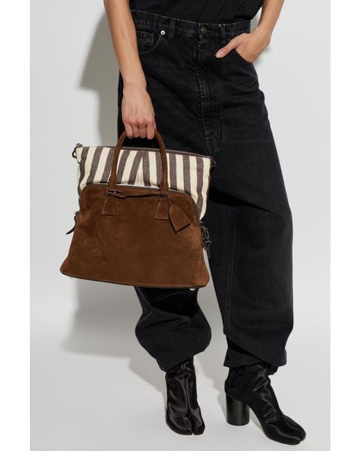 Maison Margiela Brown '5Ac Soft Medium' Hand-Held Bag