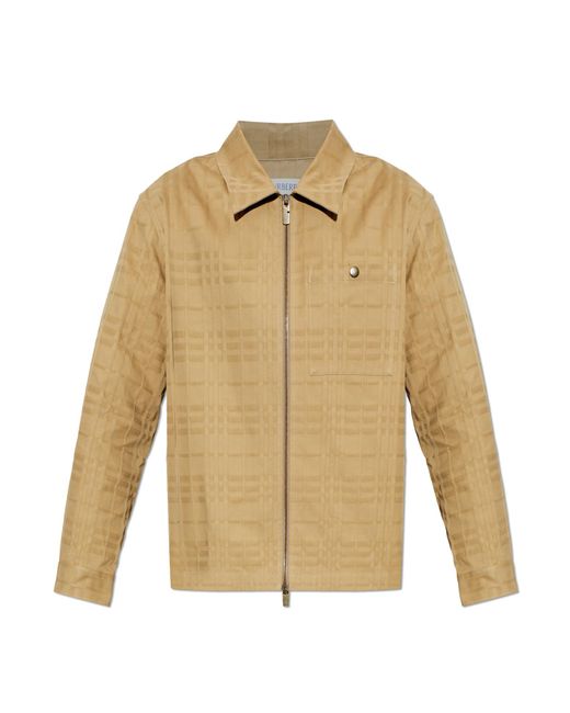Burberry White "Oakwell" Jacket for men