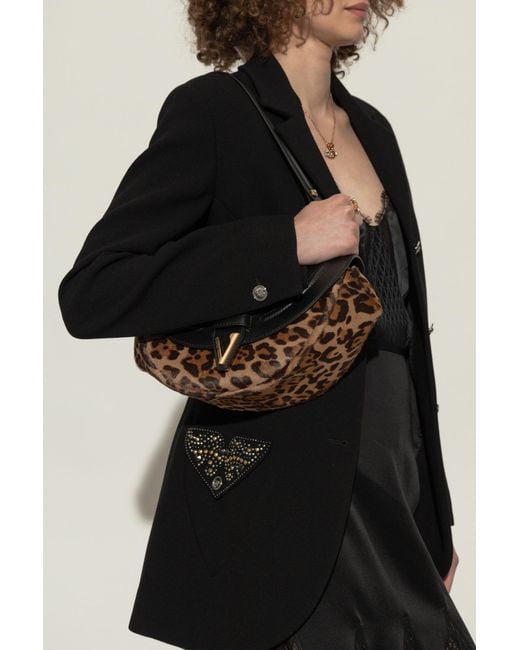 Versace Black Shoulder Bag 'Virtus'