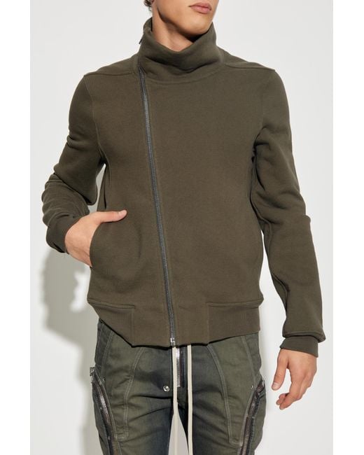 Rick Owens Green Bauhaus Sweatshirt for men