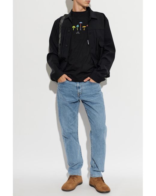 Paul Smith Black T-Shirt With Print for men