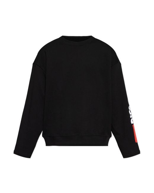 DIESEL Black Sweatshirt 'S-Boxt-Nc-Div' for men