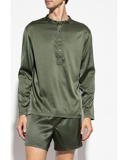 Tom Ford Green Pajama Top for men