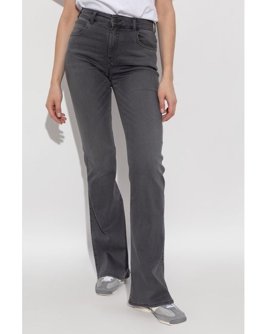 Emporio Armani Blue Jeans With Flared Legs