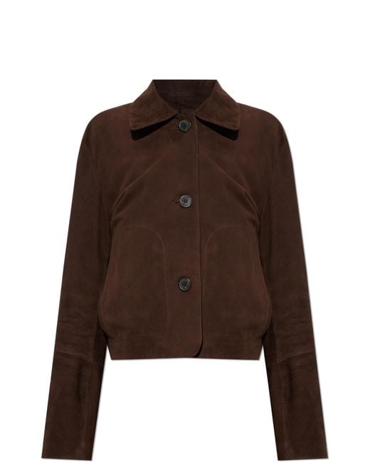 Arma Brown Suede Jacket 'Emy'