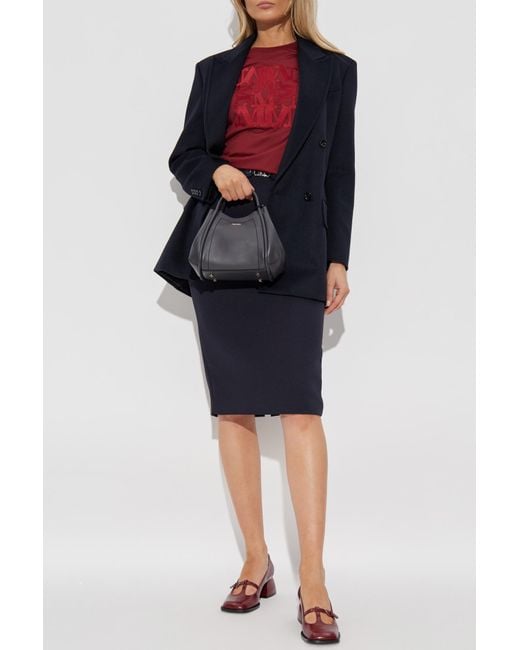 Max Mara Blue Short Coat "Olimpia"