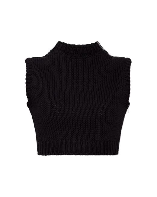 Max Mara Black 'Volto' Vest