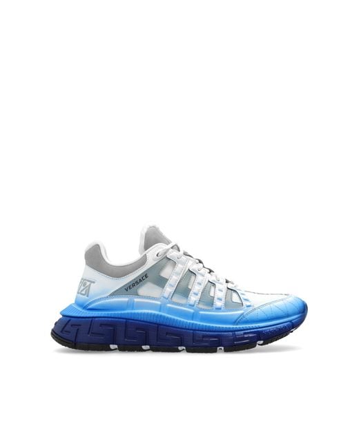 Versace & Sky Blue Gradient Trigreca Trainers for men
