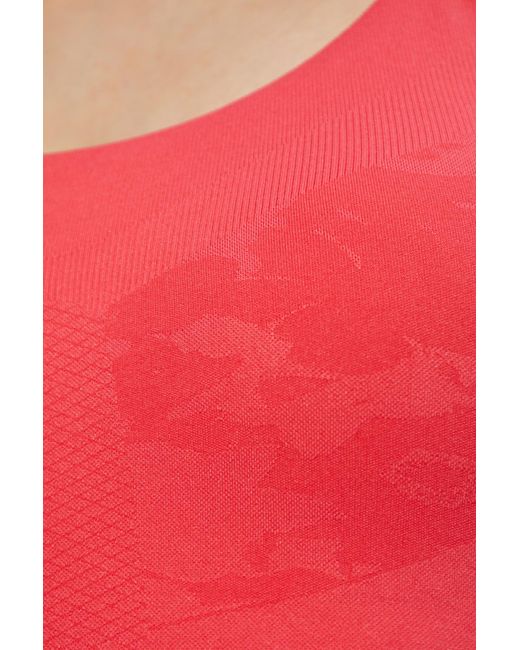 Adidas By Stella McCartney Red Sports Bra