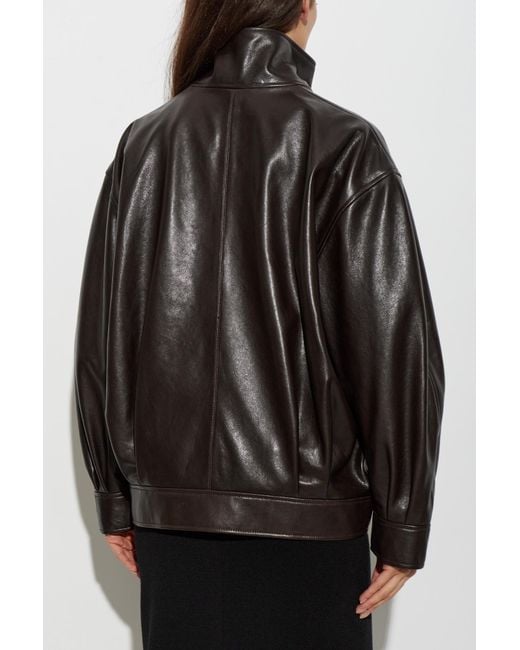 Arma Black Leather Jacket 'Paula'