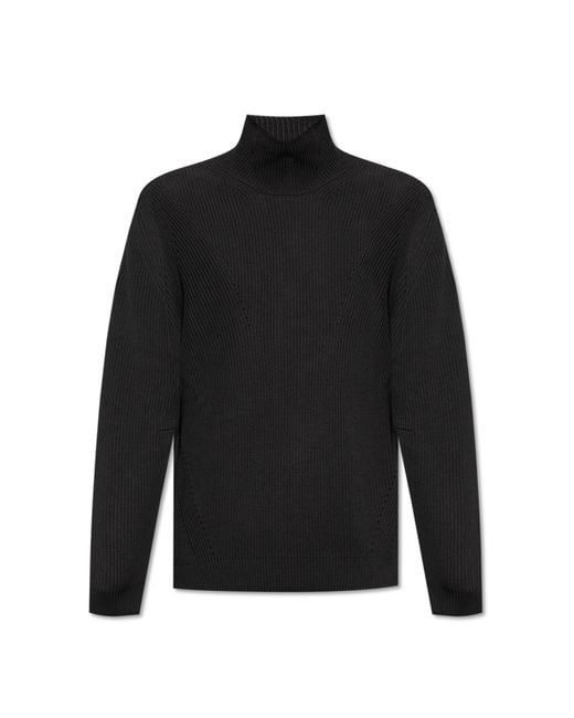 Moncler Black Turtleneck Ciclista for men