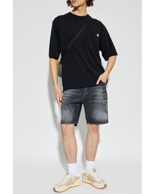 DSquared² Blue "Marine" Denim Shorts for men