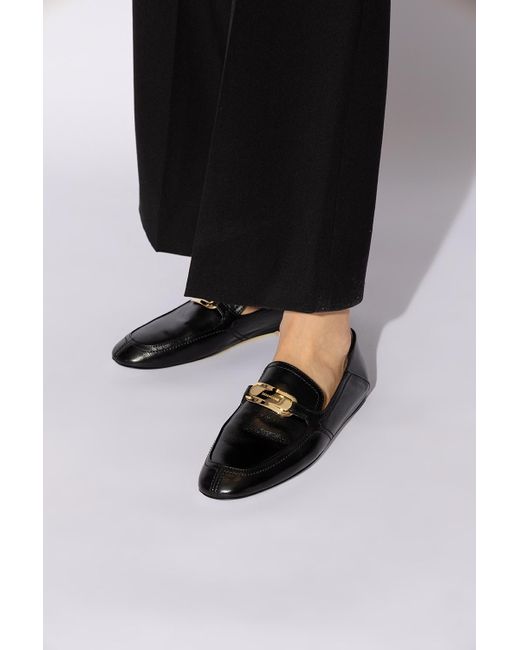 Ferragamo Black ‘Elaine’ Loafers Shoes